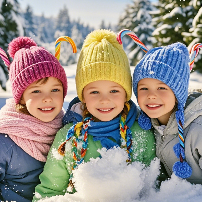 Children’s knit hat, soft and cozy, perfect for keeping kids warm in cold weather. Featuring a playful design and snug fit, this hat provides comfort and style for young ones.